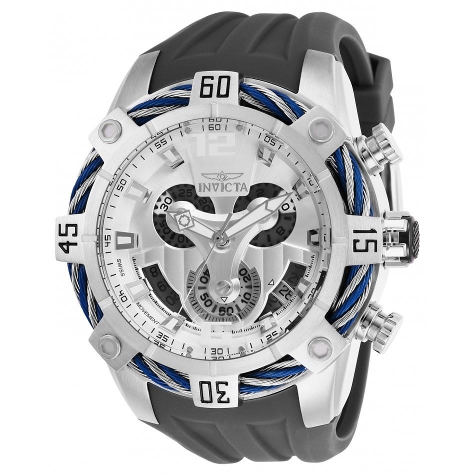 Invicta Men's 27280 Bolt Chronograph Grey Silicone Watch