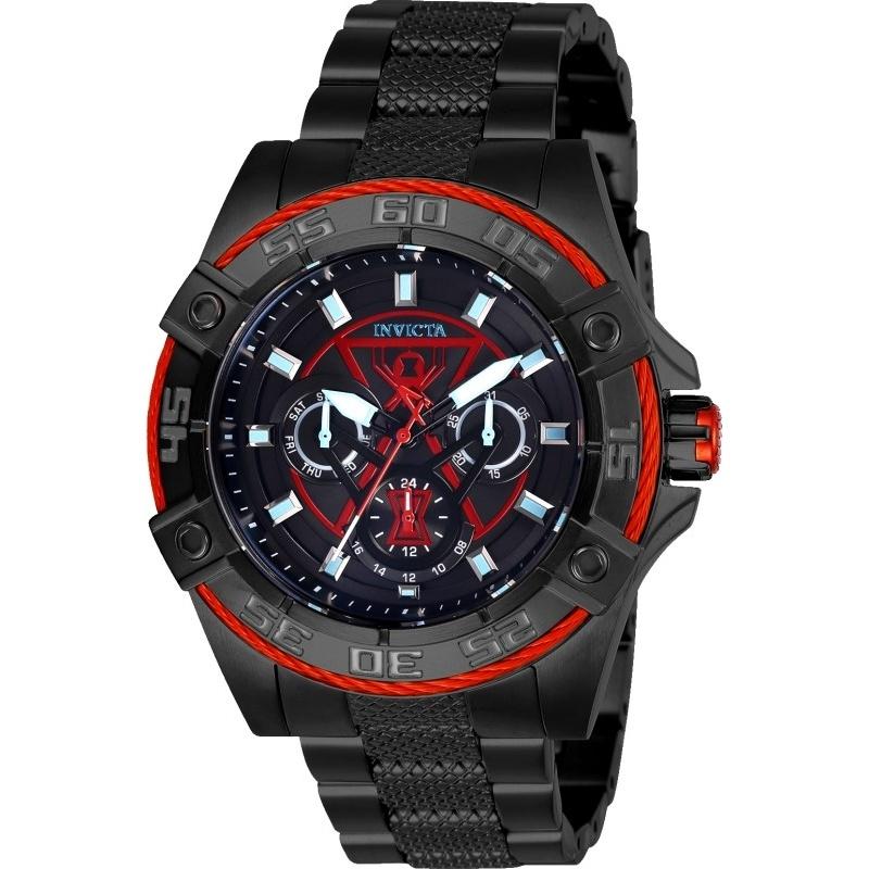 Invicta Women's 27297 Marvel Black Widow  Black Stainless Steel Watch