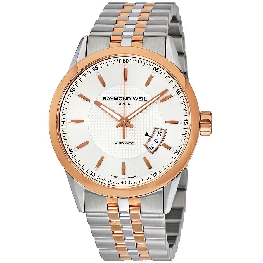 Raymond Weil Men&#39;s 2730-SP5-65021 Freelancer Automatic Two-Tone Stainless Steel Watch