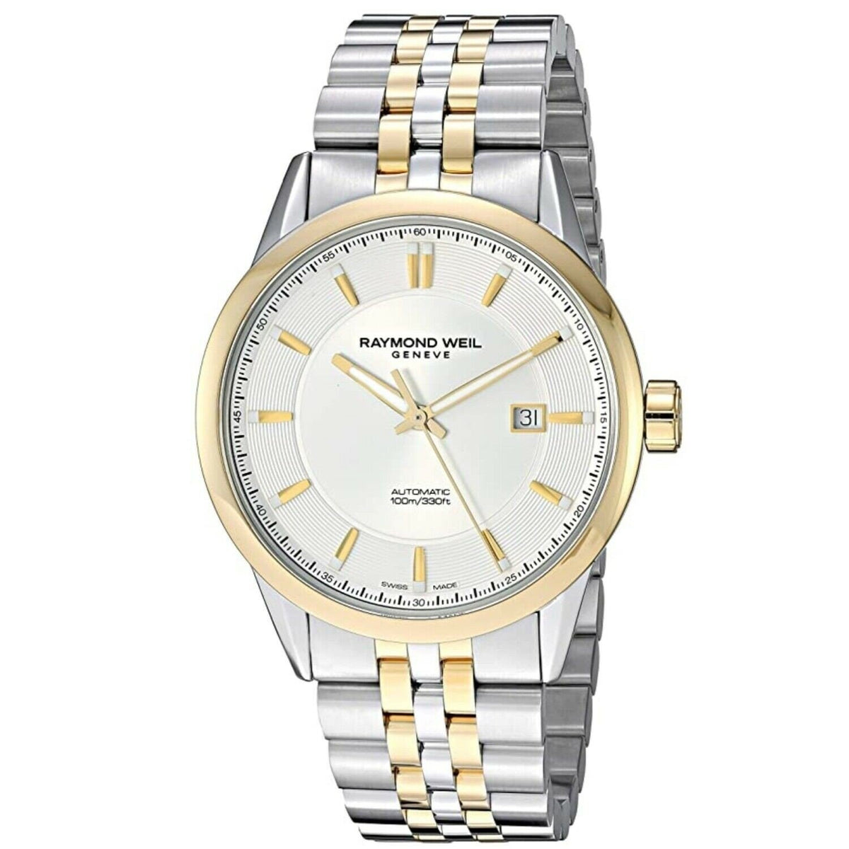 Raymond Weil Men&#39;s 2731-STP-65001 Freelancer Two-Tone Stainless Steel Watch