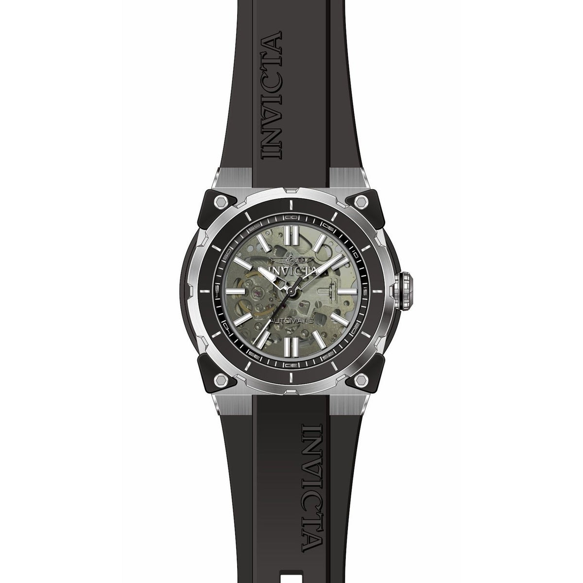Invicta Men&#39;s 27333 S1 Rally Automatic Black Silicone Watch
