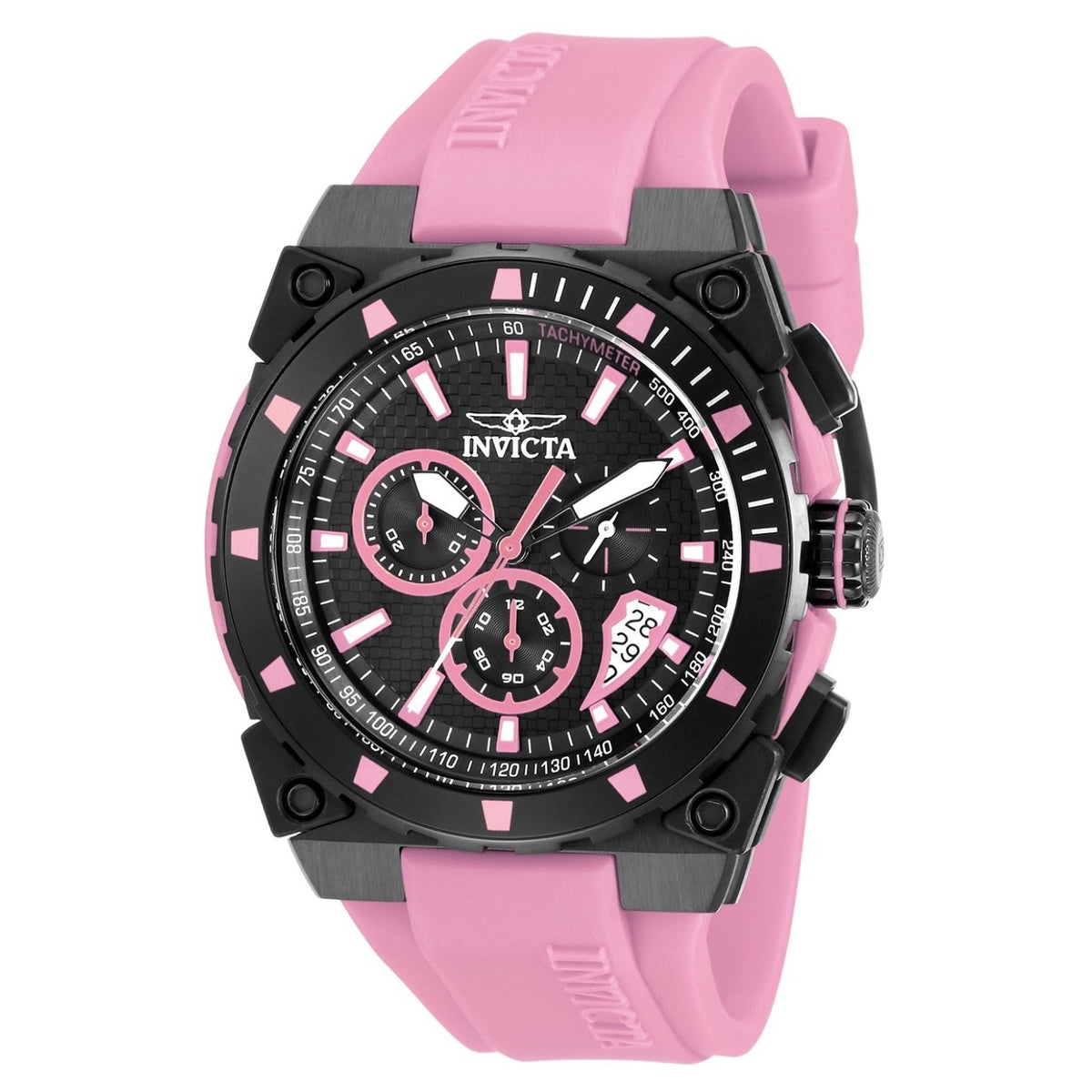 Invicta Men&#39;s 27348 S1 Rally Pink Silicone Watch