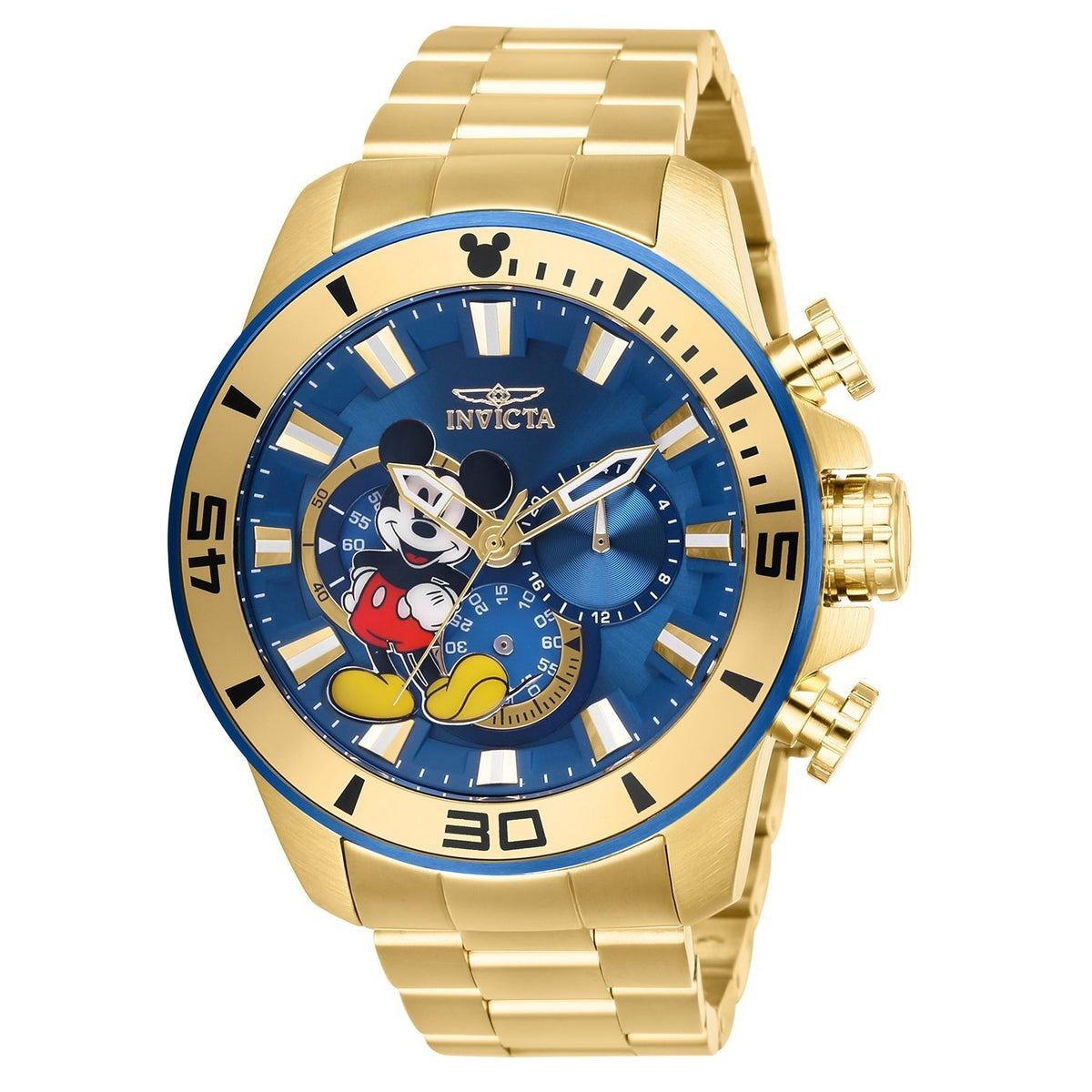 Invicta Men's 27363 Disney Mickey Mouse Gold-Tone Stainless Steel Watch