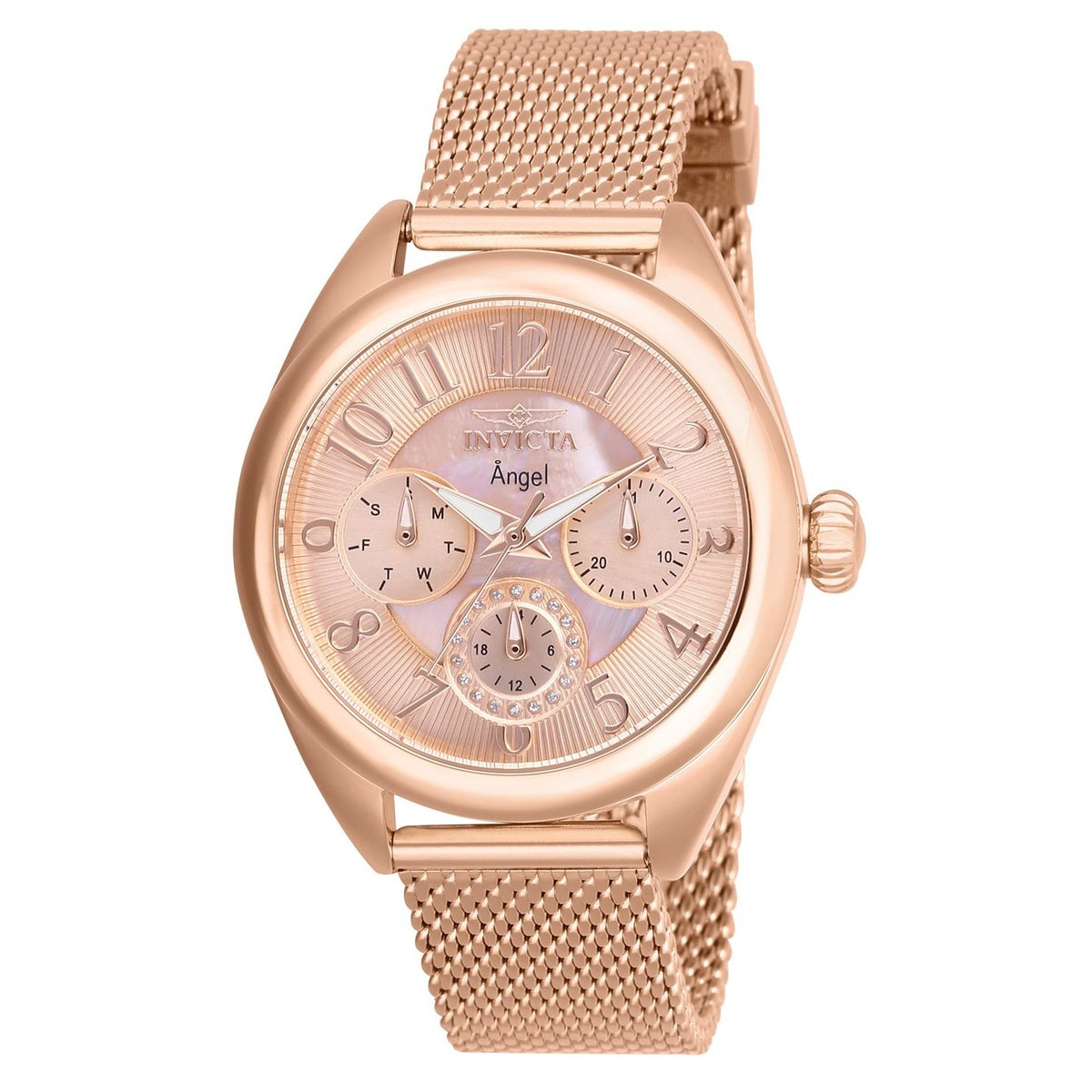 Invicta Women's 27454 Angel Rose-Tone Stainless Steel Watch