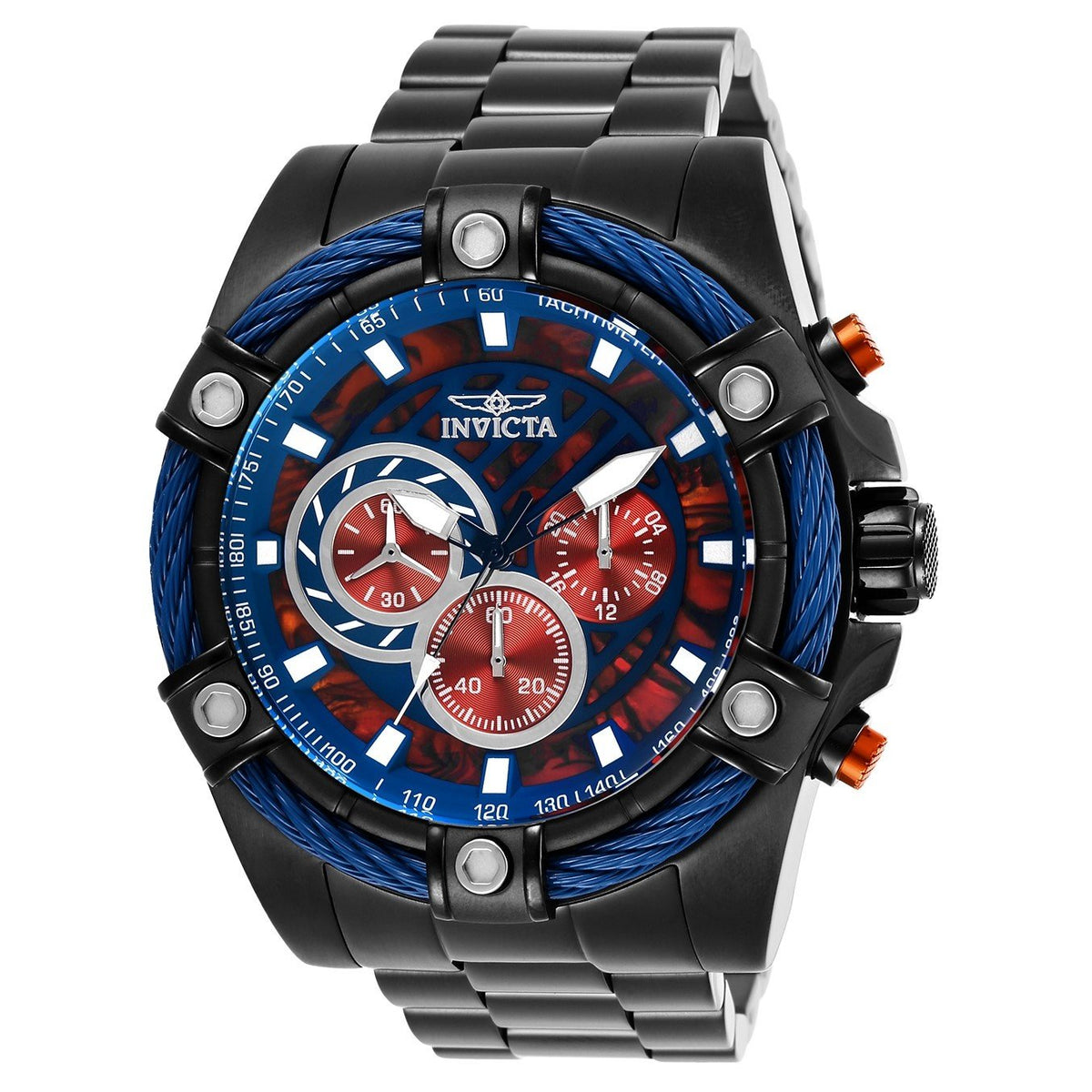 Invicta Men's 27467 Bolt Black Stainless Steel Watch