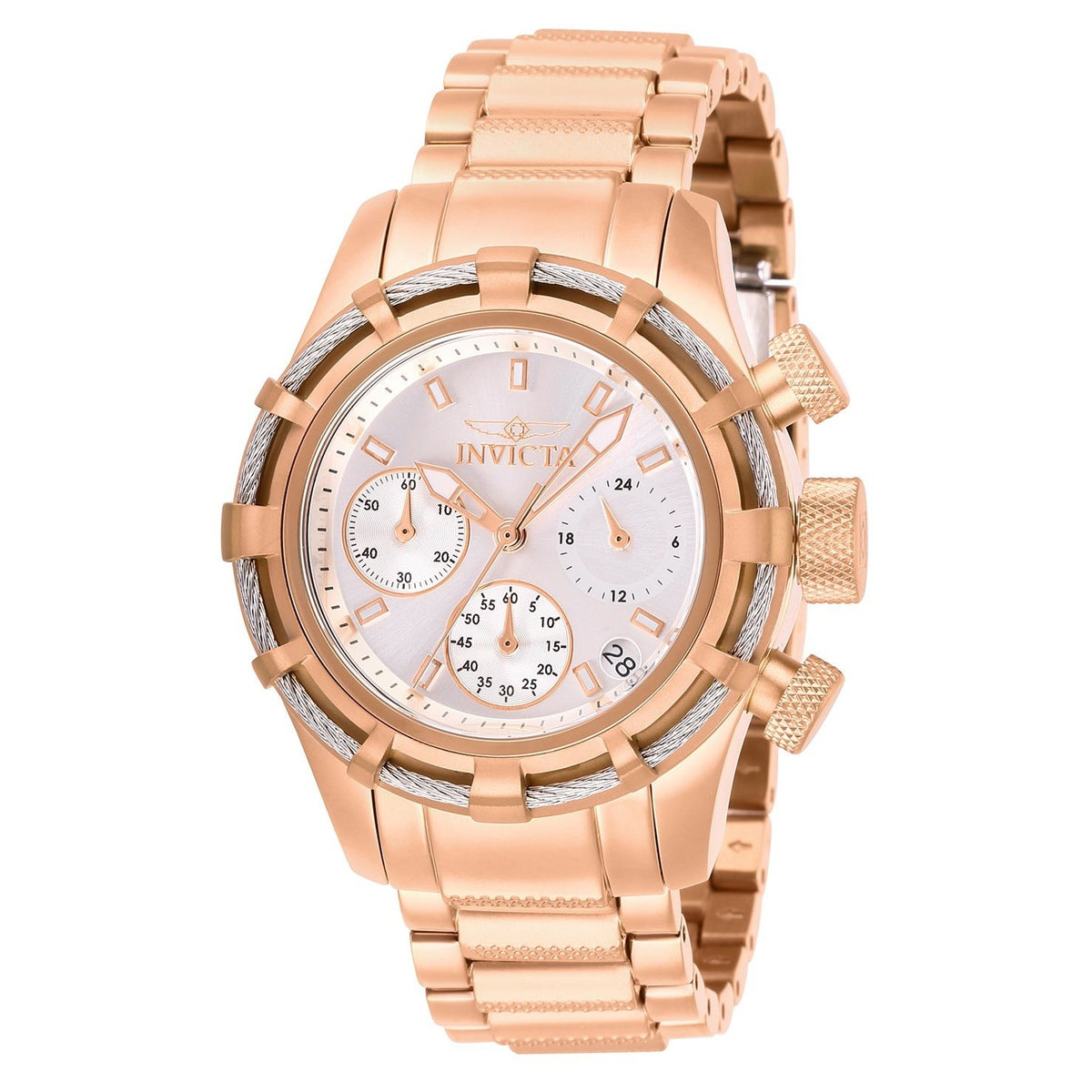 Invicta Women&#39;s 27493 Bolt Rose-Tone Stainless Steel Watch