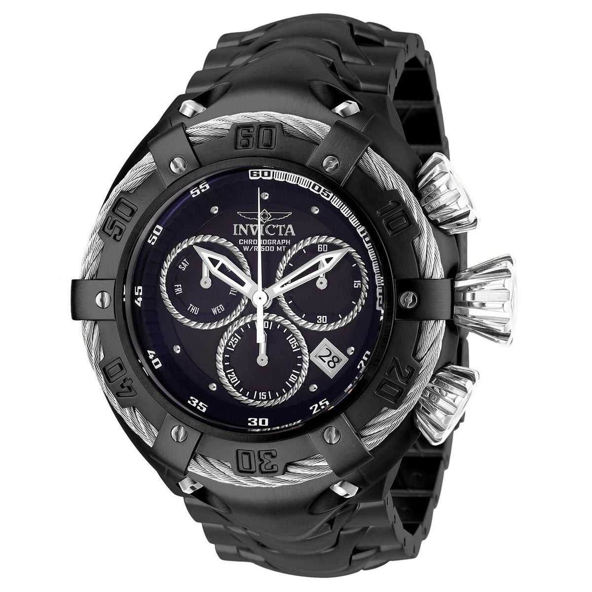Invicta Men&#39;s 27516 Thunderbolt Black Stainless Steel Watch
