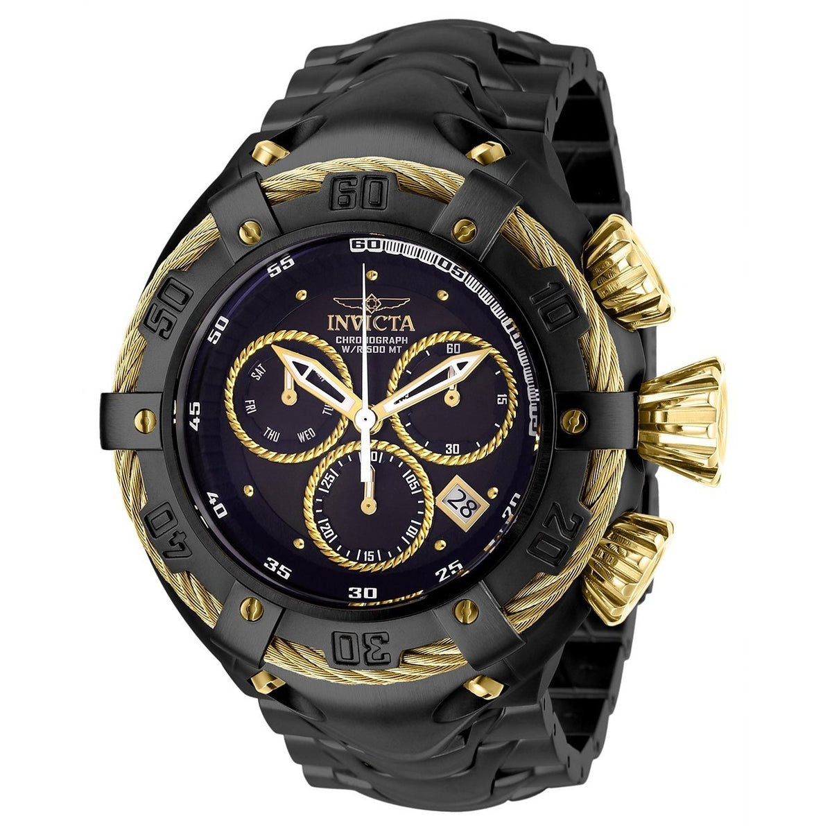 Invicta Men&#39;s 27518 Thunderbolt Black Stainless Steel Watch