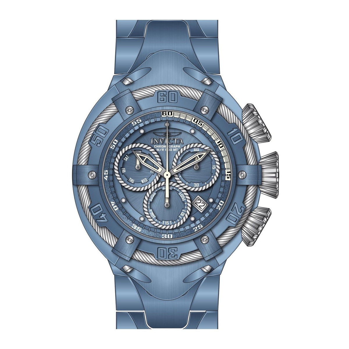 Invicta Men&#39;s 27524 Thunderbolt Blue Stainless Steel Watch