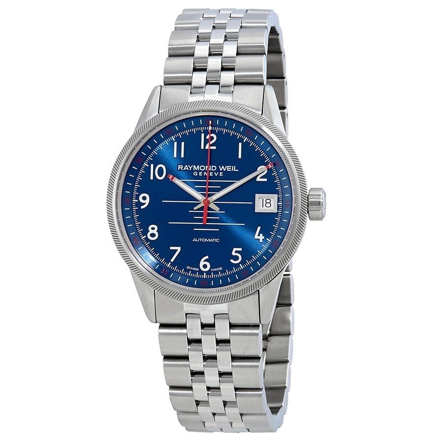 Raymond Weil Men&#39;s 2754-ST-05500 Freelancer Automatic Stainless Steel Watch