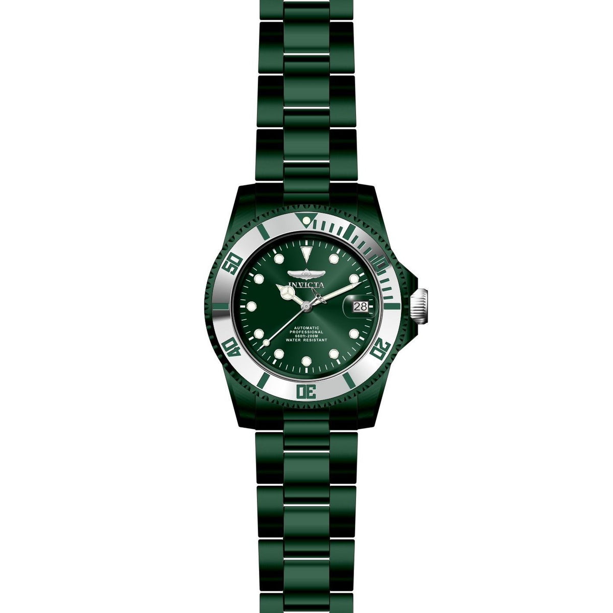 Invicta Men's 27546 Pro Diver Green Stainless Steel Watch