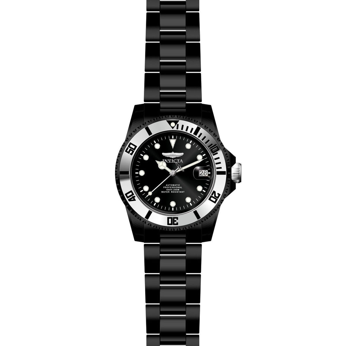 Invicta Men's 27548 Pro Diver Black Stainless Steel Watch