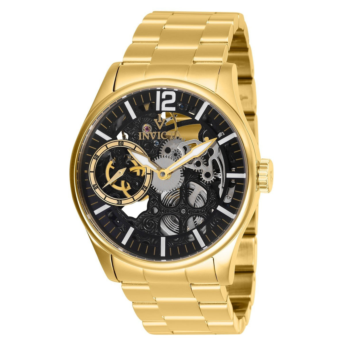Invicta Men&#39;s 27566 Mechanical Gold-Tone Stainless Steel Watch