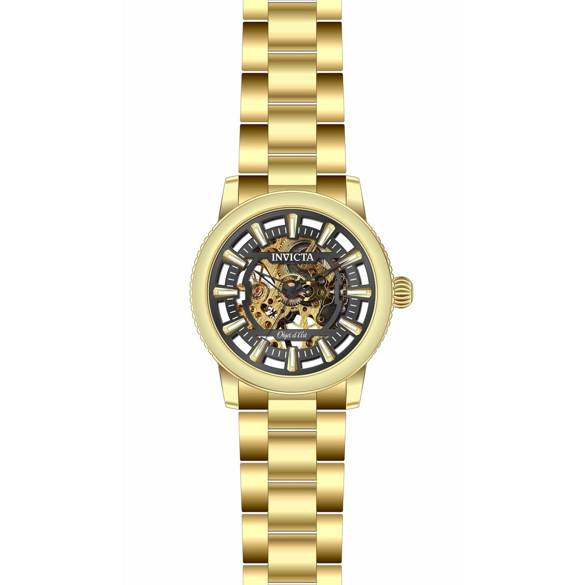 Invicta Men's 27587 Objet D Art Automatic Gold-Tone Stainless Steel Watch