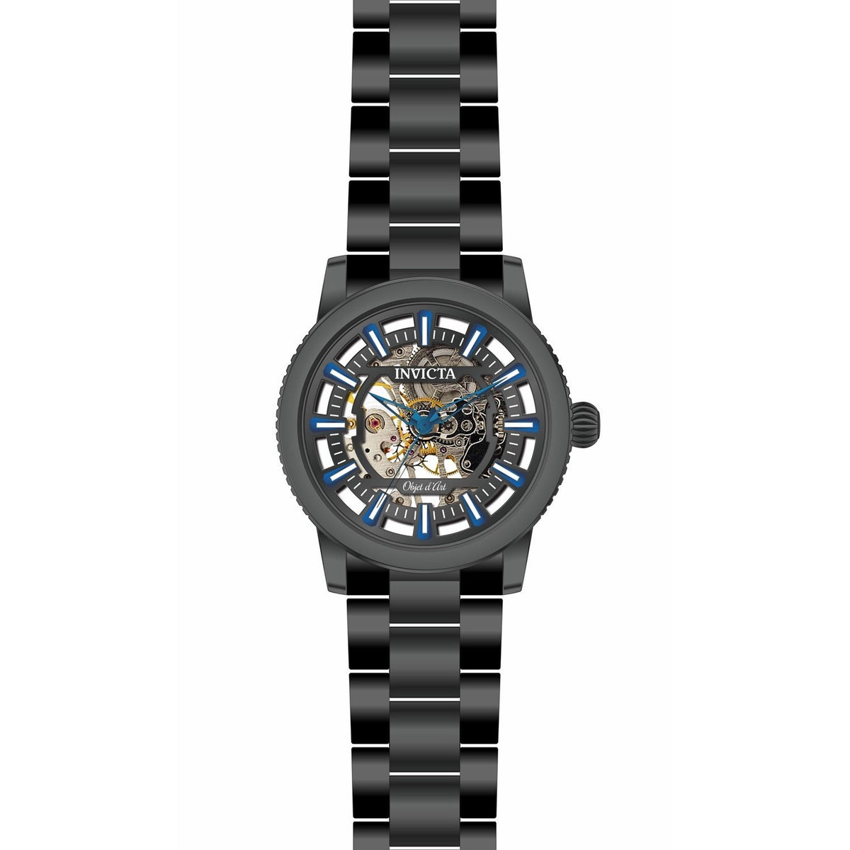 Invicta Men's 27588 Objet D Art Automatic Black Stainless Steel Watch