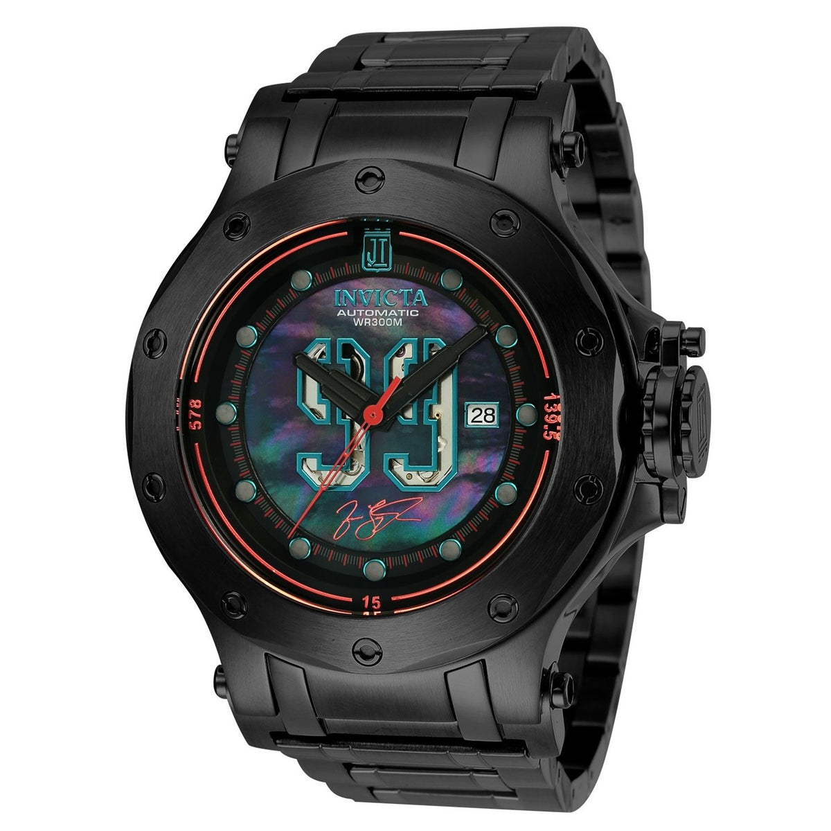 Invicta Men's 27604 Jason Taylor Noma III Black Stainless Steel Watch