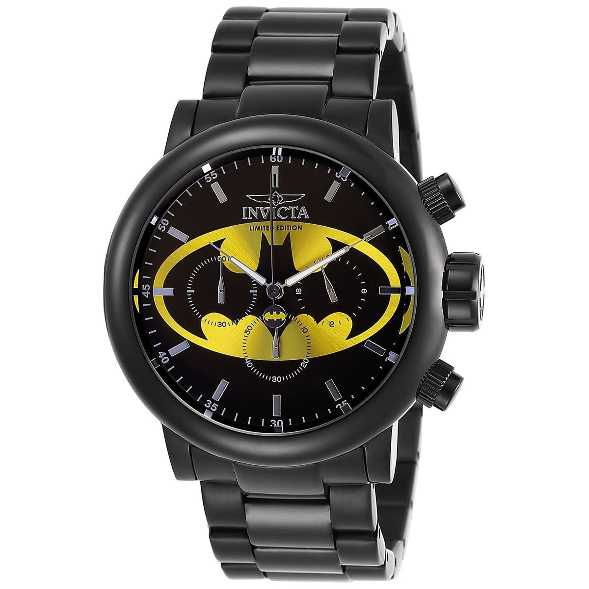 Invicta Men's 27607 DC Comics Batman Black Stainless Steel Watch
