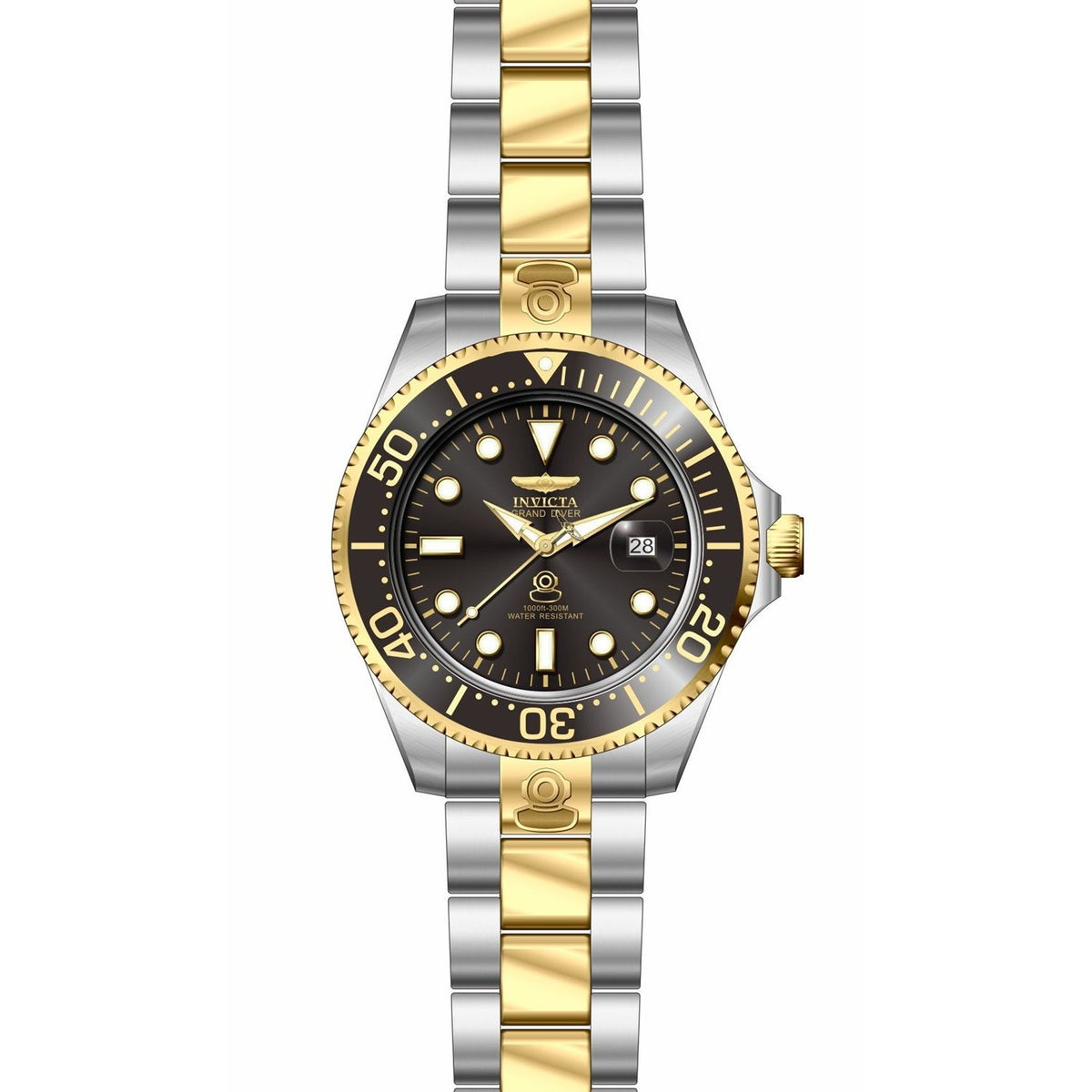 Invicta Men's 27614 Pro Diver Gold-Tone and Silver Stainless Steel Watch