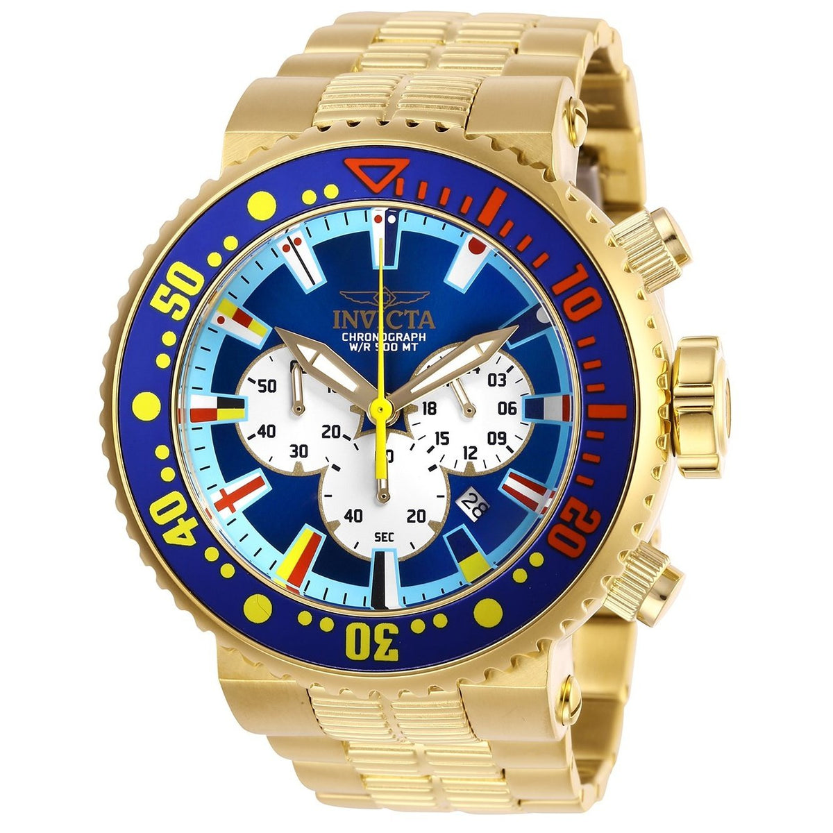 Invicta Men&#39;s 27662 Pro Diver Gold-Tone Stainless Steel Watch