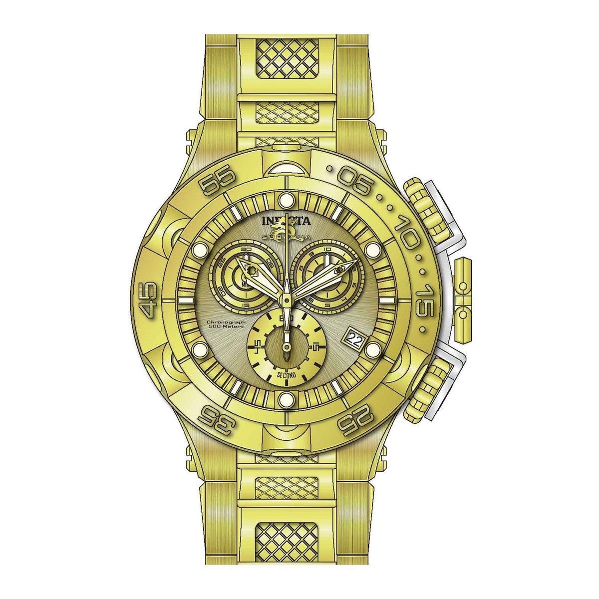 Invicta Men's 27677 Subaqua Noma V Gold-Tone Stainless Steel Watch