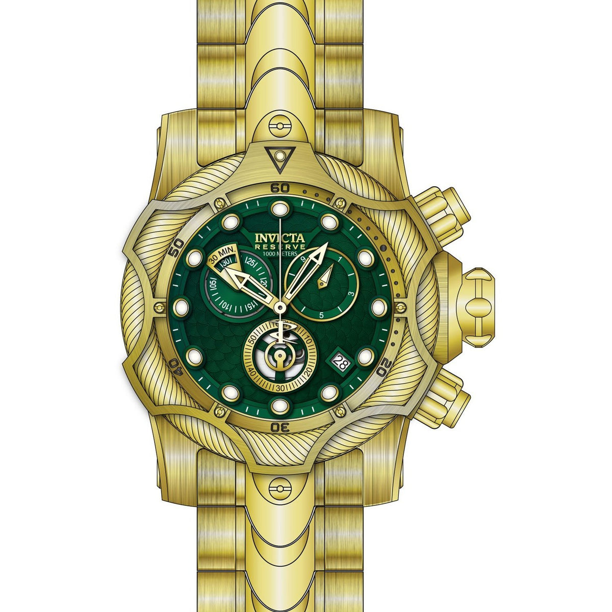 Invicta Men's 27700 Reserve Venom Gold-Tone Stainless Steel Watch