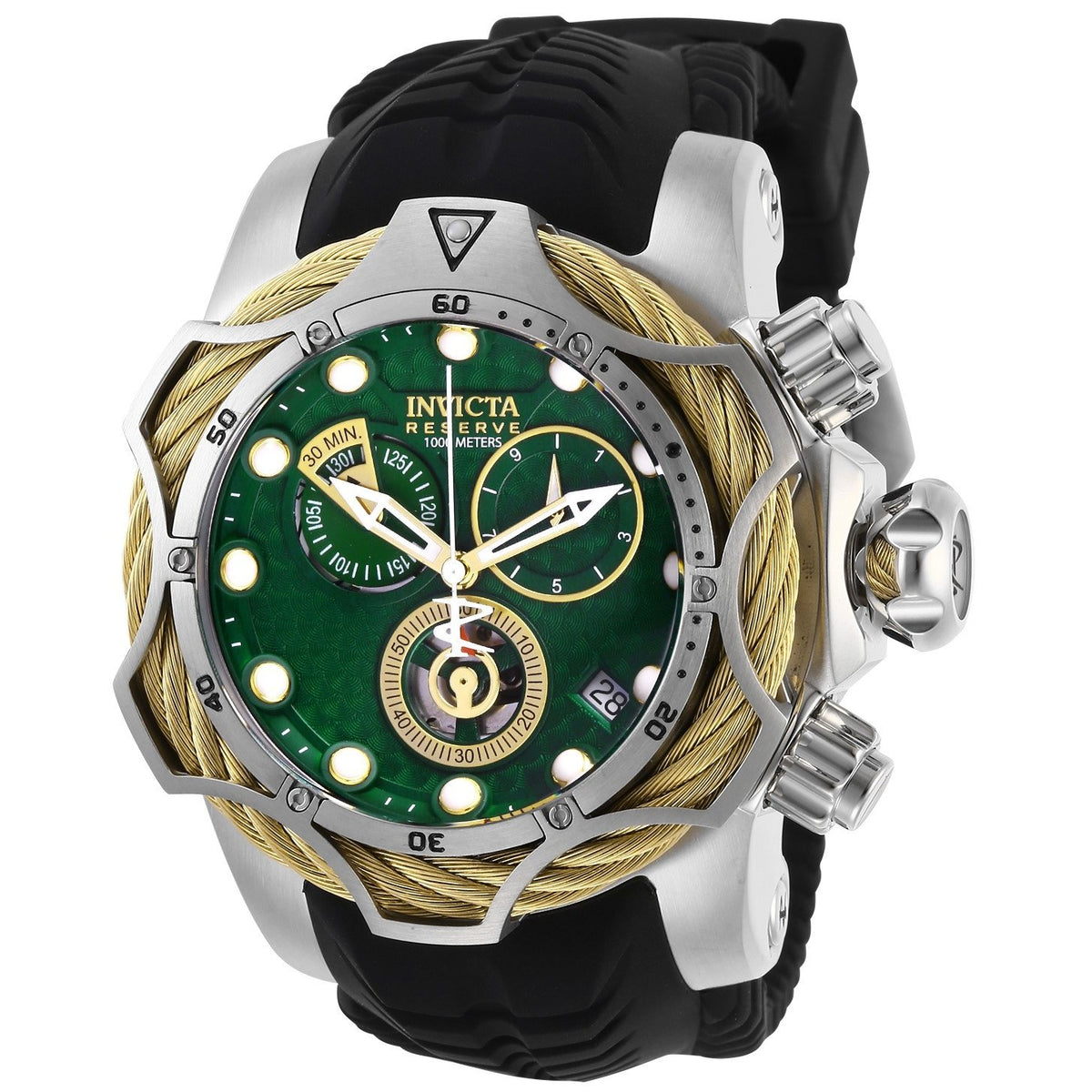 Invicta Men's 27710 Reserve Venom Black Silicone Watch