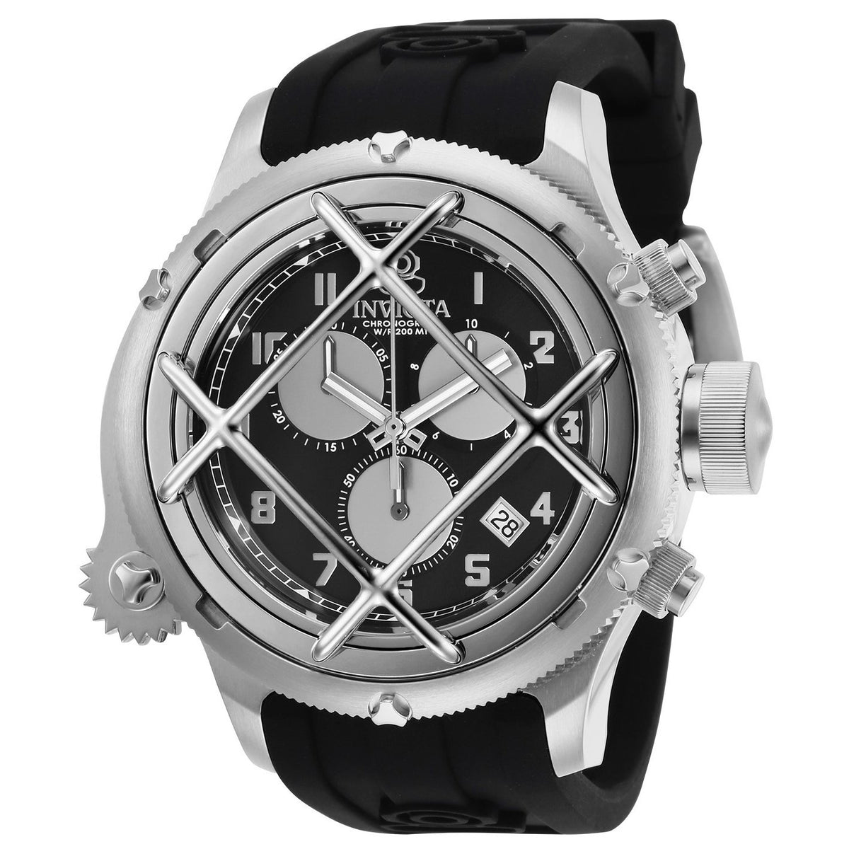 Invicta Men's 27723 Russian Diver Black Silicone Watch