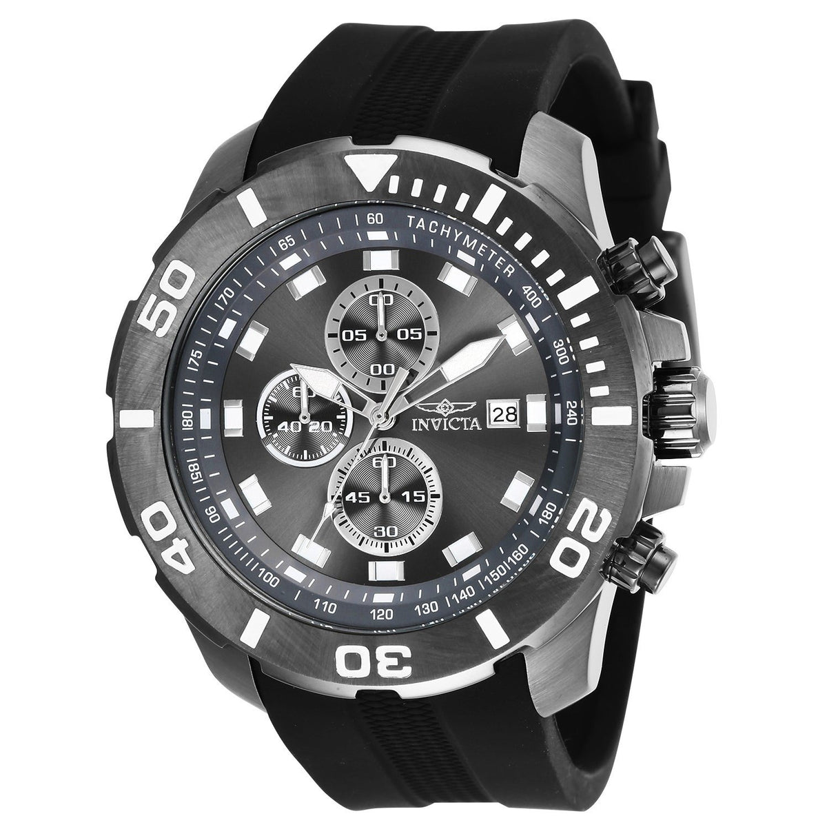 Invicta Men's 27734 Pro Diver Black Stainless Steel Watch