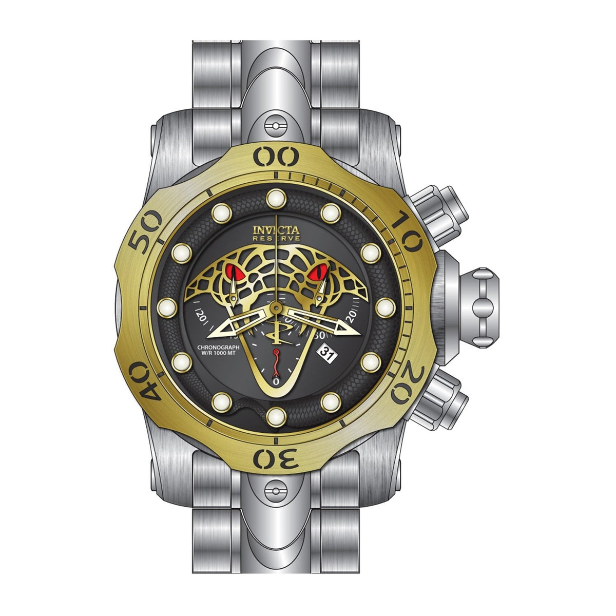 Invicta Men's 27761 Reserve Venom Stainless Steel Watch