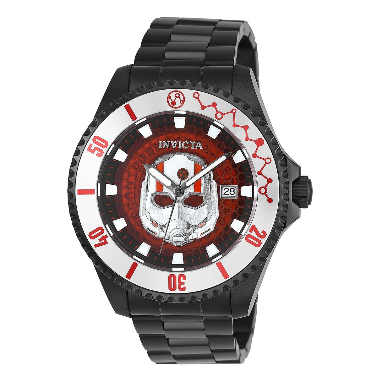 Invicta Men's 27781 Marvel Ant-man Automatic Black Stainless Steel Watch