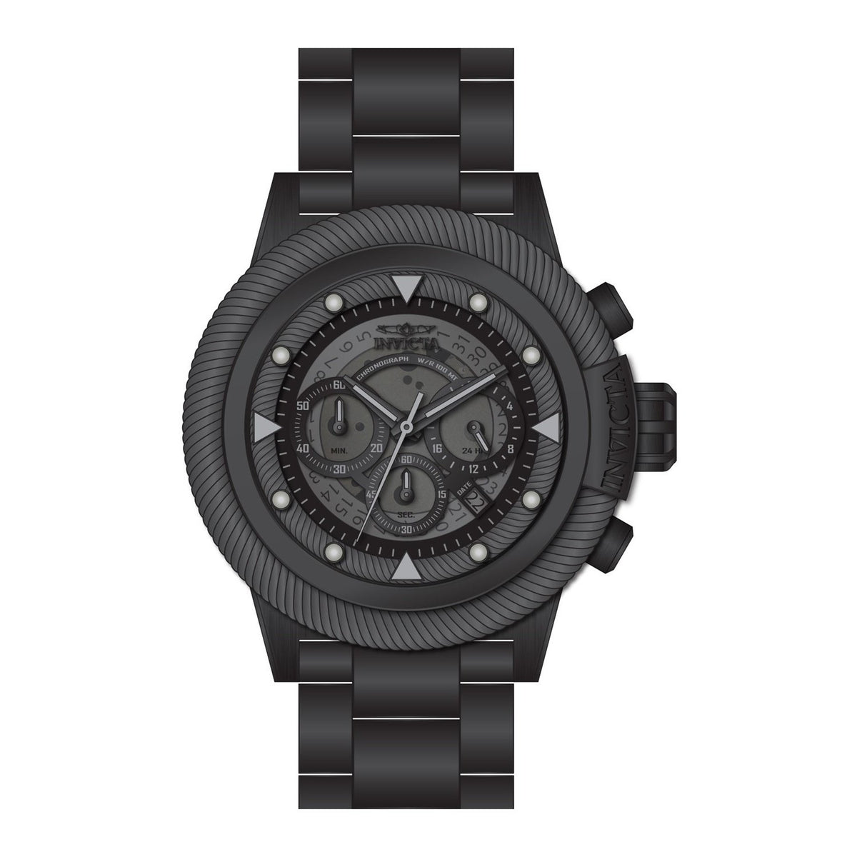 Invicta Men&#39;s 27805 Reserve Black Stainless Steel Watch