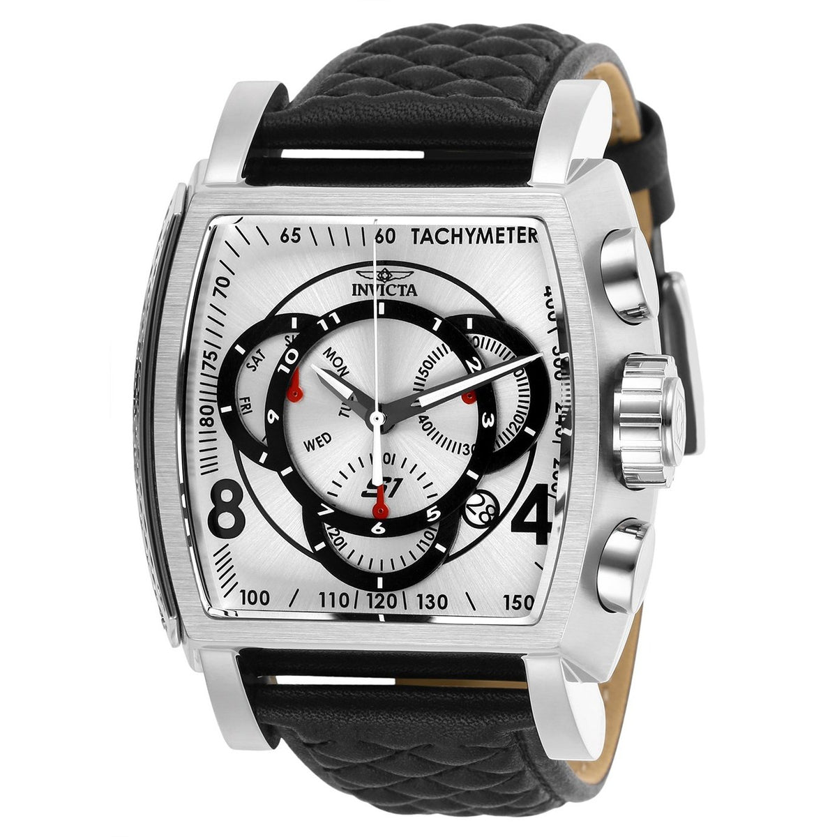 Invicta Men&#39;s 27918 S1 Rally Black Leather Watch