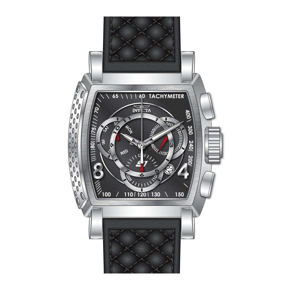 Invicta Men's 27919 S1 Rally Black Leather Watch