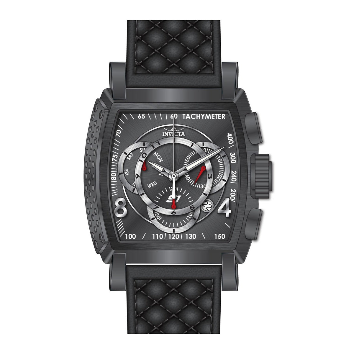 Invicta Men's 27924 S1 Rally Black Leather Watch