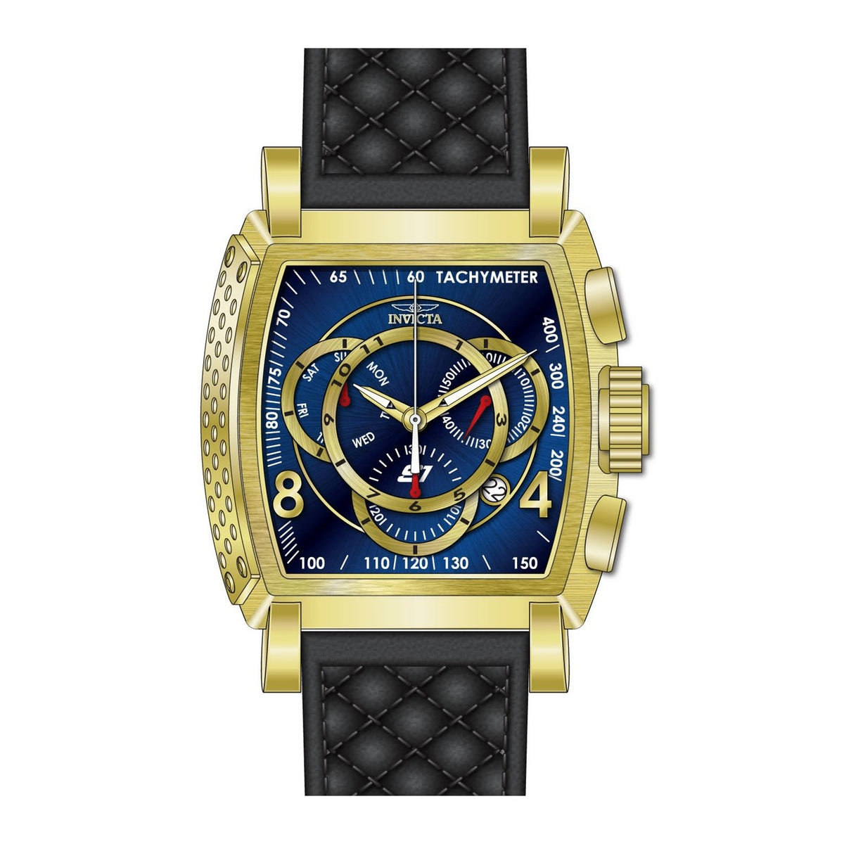Invicta Men's 27931 S1 Rally Black Leather Watch