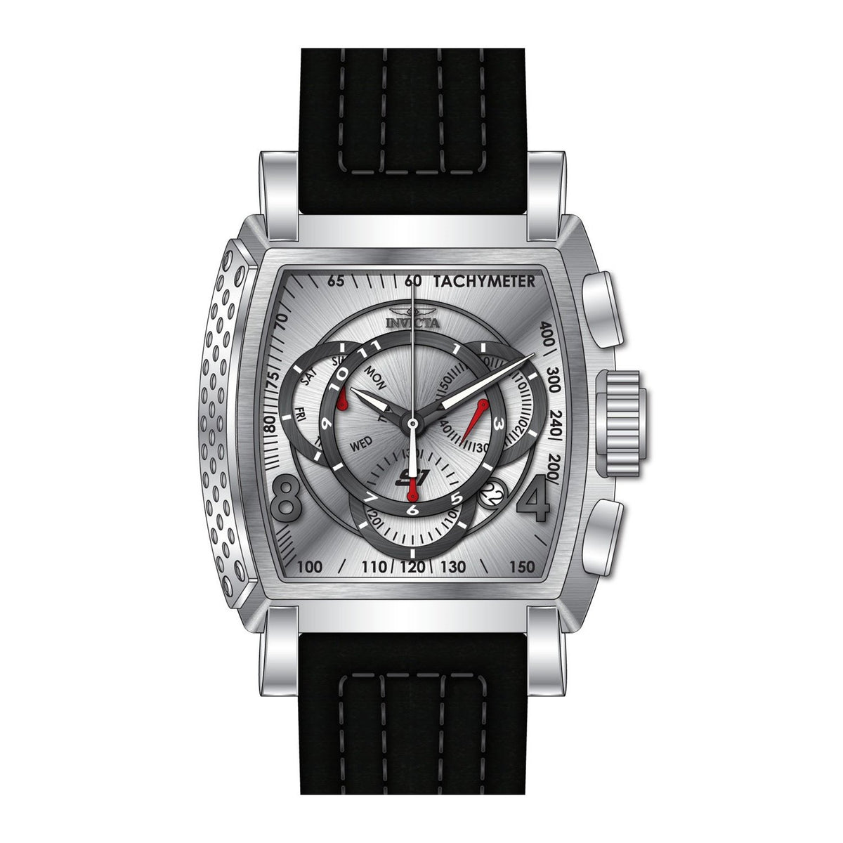Invicta Men's 27937 S1 Rally Black Leather Watch