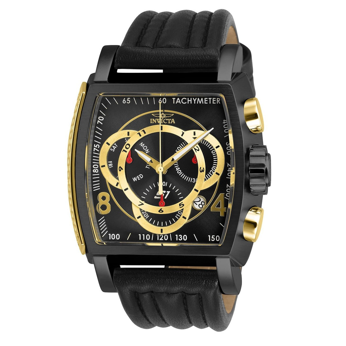 Invicta Men's 27943 S1 Rally Black Leather Watch
