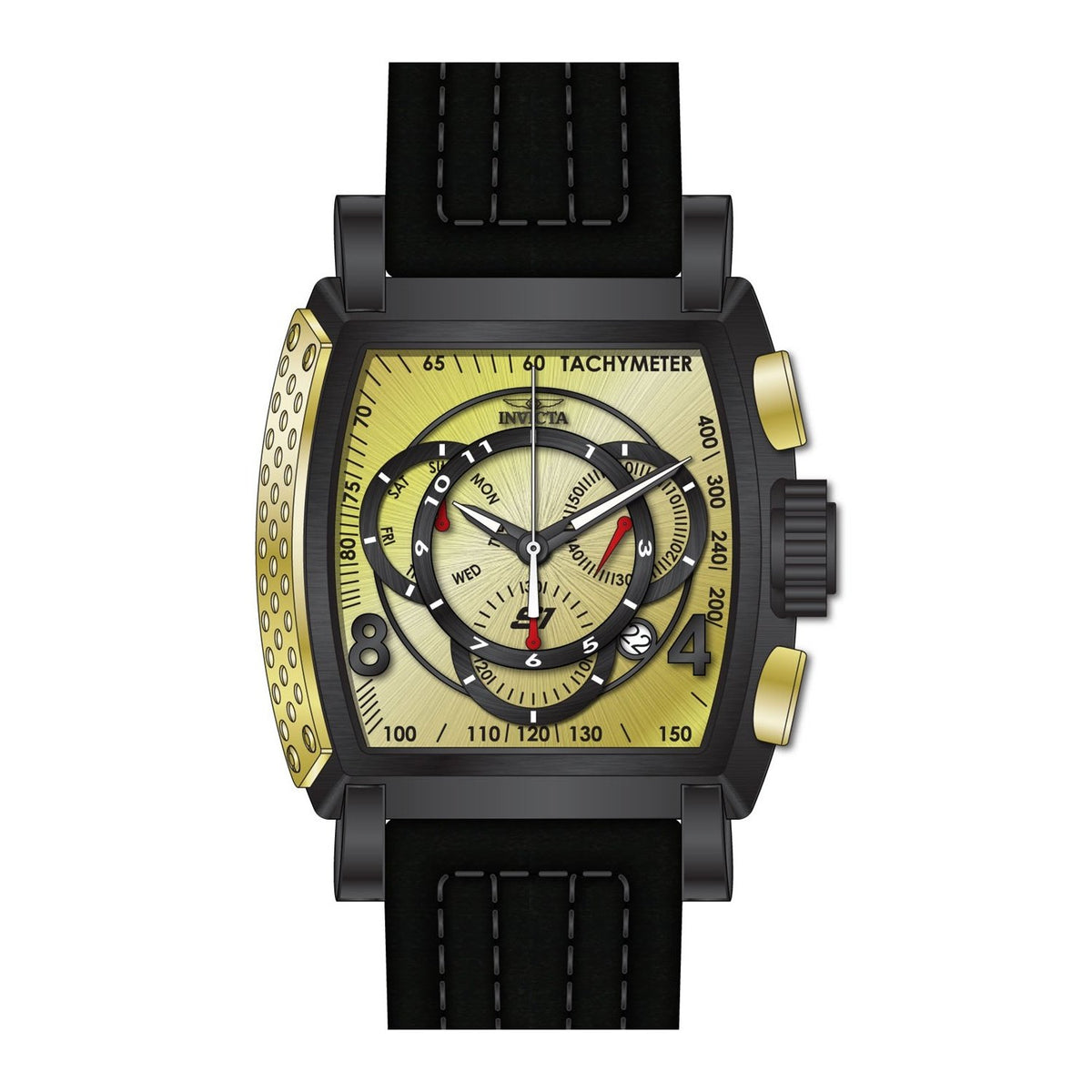 Invicta Men's 27944 S1 Rally Black Leather Watch