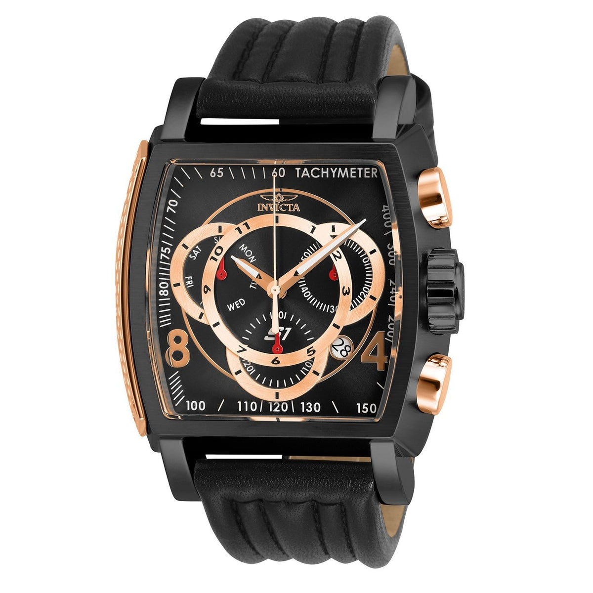 Invicta Men's 27945 S1 Rally Black Leather Watch