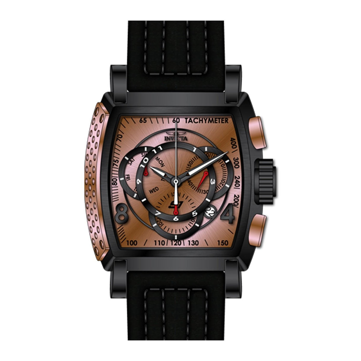 Invicta Men's 27946 S1 Rally Black Leather Watch