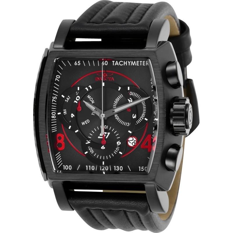 Invicta Men's 27947 S1 Rally Black Leather Watch