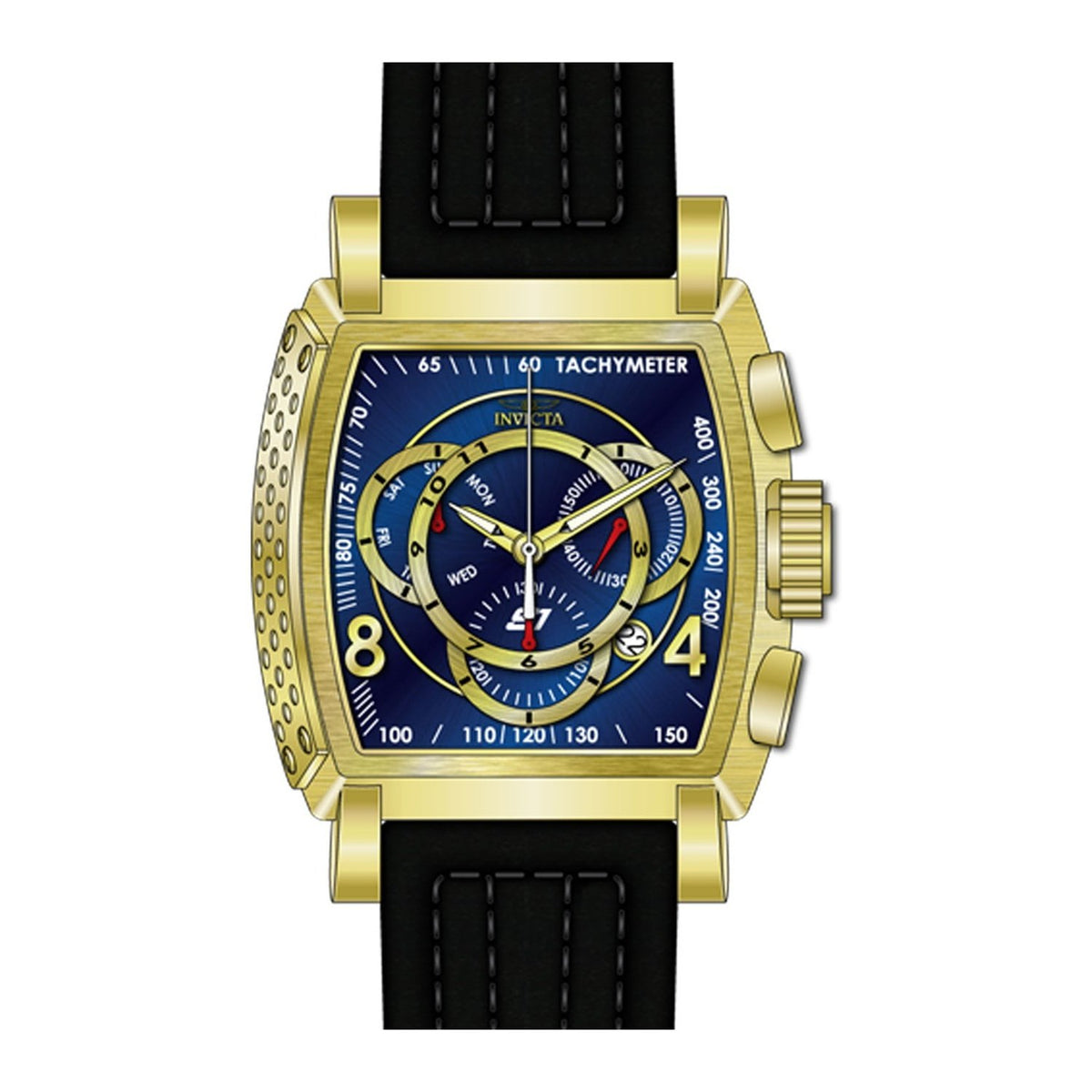 Invicta Men's 27951 S1 Rally Black Leather Watch