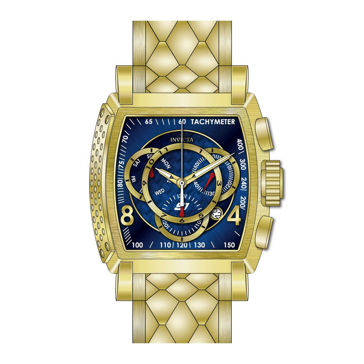 Invicta Men's 27957 S1 Rally Gold-Tone Stainless Steel Watch
