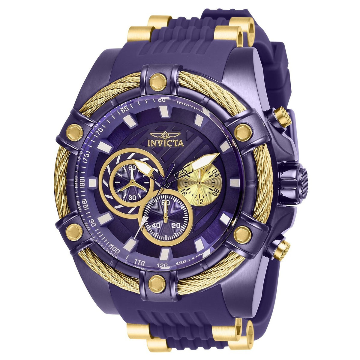 Invicta Men's 28018 Bolt Purple Silicone Watch