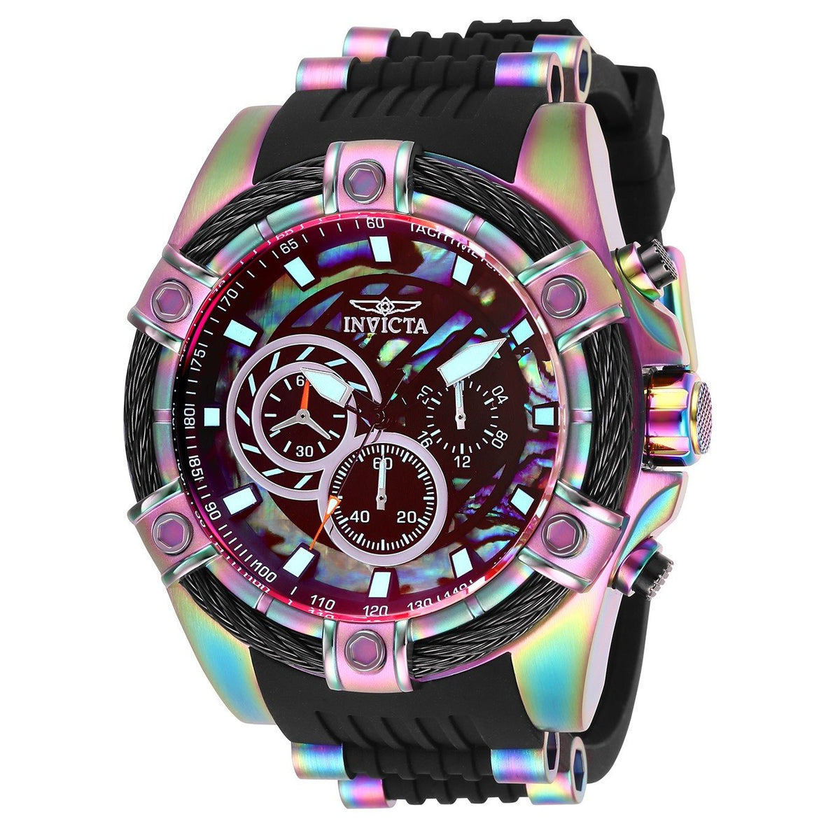 Invicta Men's 28020 Bolt Black Silicone Watch