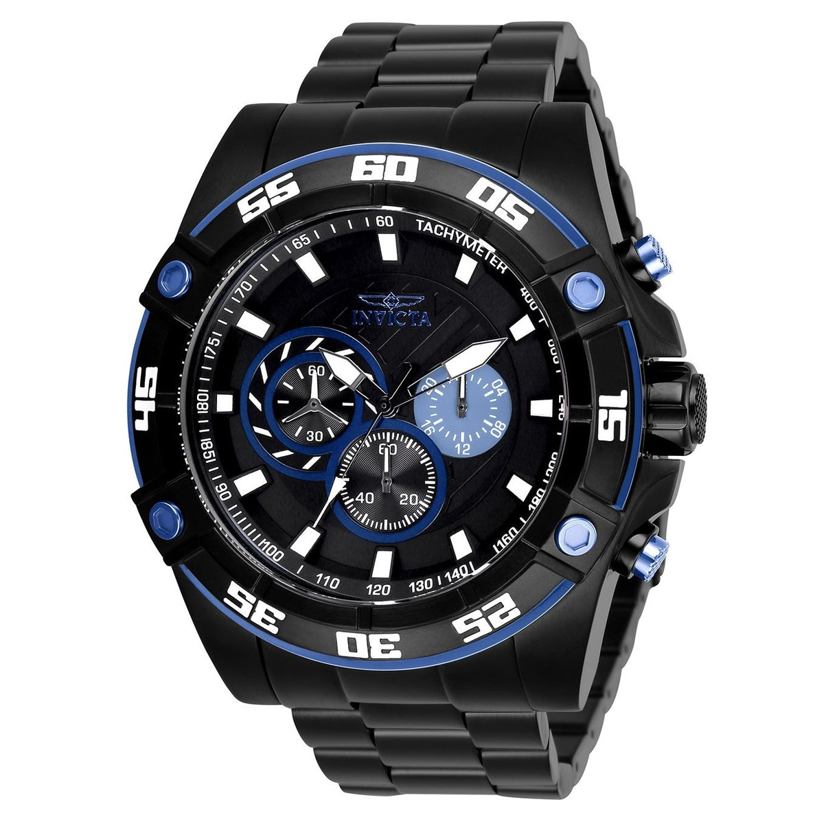 Invicta Men's 28022 Speedway Black Stainless Steel Watch