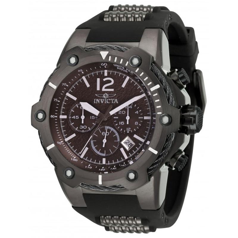 Invicta Men's 28028 Bolt Brown Silicone Watch
