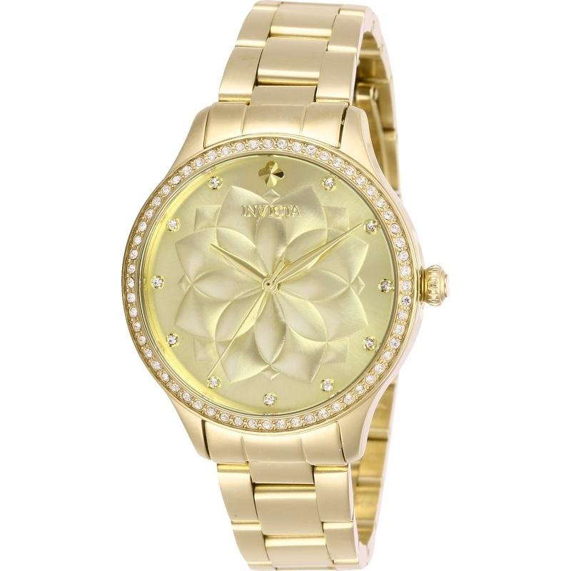 Invicta Women&#39;s 28056 Wildflower Gold-Tone Stainless Steel Watch