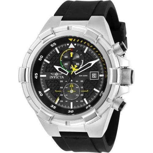 Invicta Men's 28102 Aviator Black Polyurethane Watch