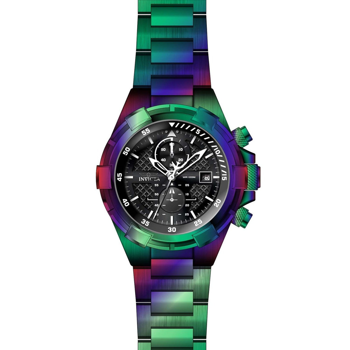 Invicta Men's 28135 Aviator Iridescent Stainless Steel Watch